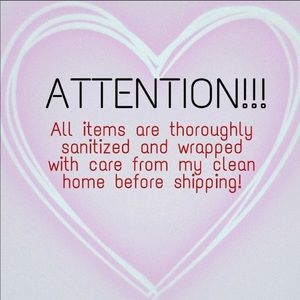 Everything is cleaned! Mask on at all times.